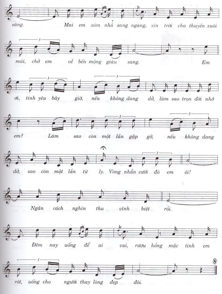 Sheet nhạc Vòng Nhẫn Cưới 2